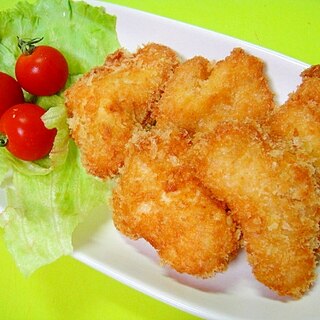 ほんのりカレー風味☆一口チキンカツ